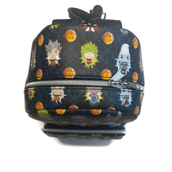 Funko Pop Dragonball Z Super MINI Backpack Black Multi-Color 11" x 9" Ages 8+ - Picture 6 of 6